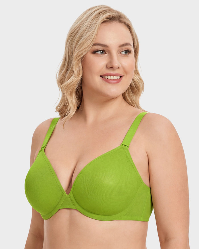 Breathable Mesh Demi Bra for Everyday Comfort