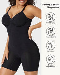 Zip-Up Seamless Sculpting Shapewear Bodysuit